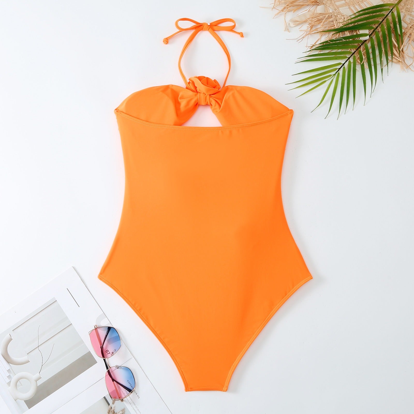 European and American One-Piece Conservative Belly Covering and Slimming Sexy Skirt Style New Swimsuit Women's Chiffon Beach Ski